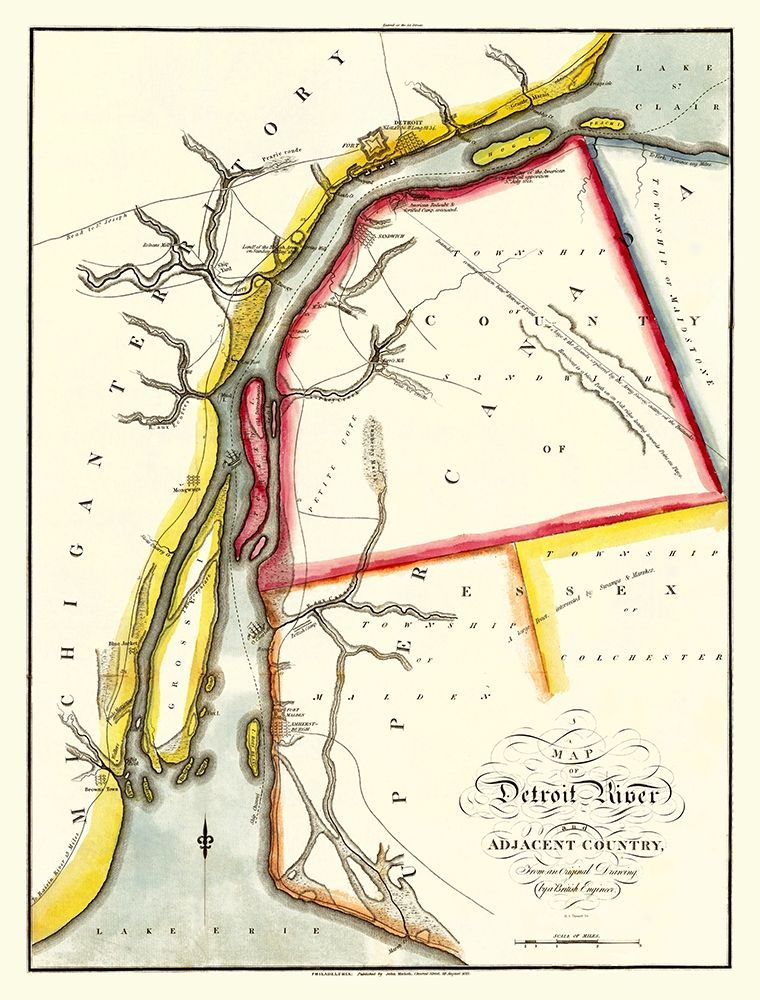 North America Detroit River Adjacent Areas