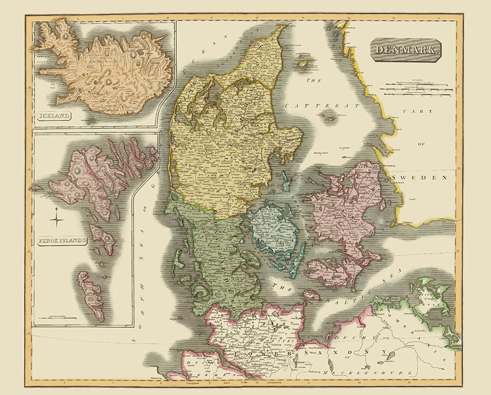 Scandinavia Denmark - Thomson 1817