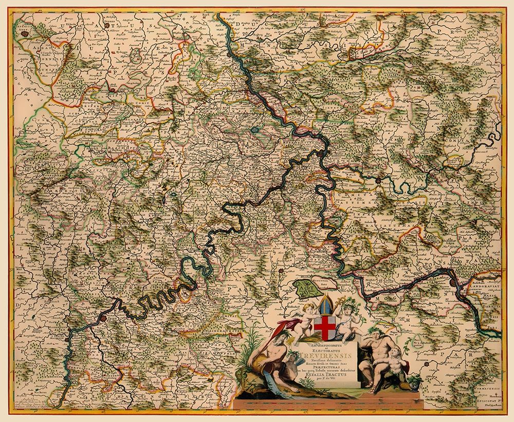 Trier Germany - De Wit 1688
