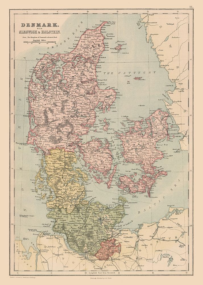 Denmark - Black 1867