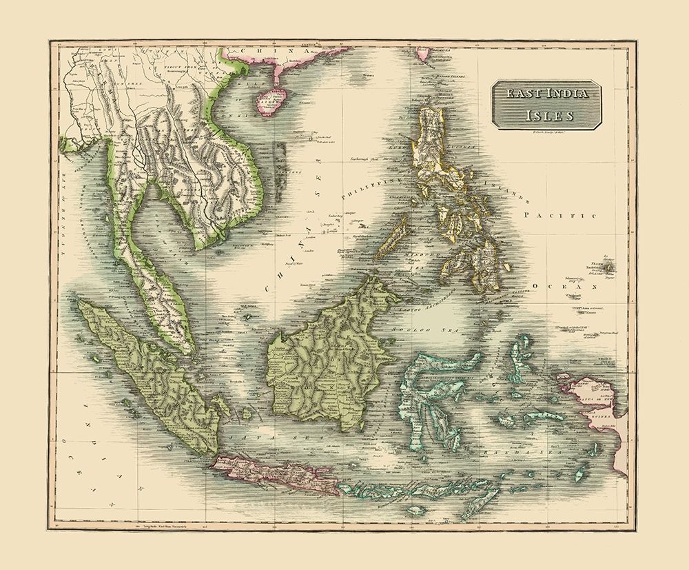 East India Isles Philippines Asia - Thomson 1814