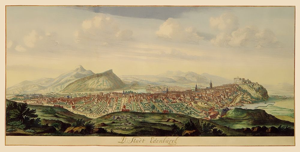 Edinburgh Scotland Panoramic Great Britain - 1690