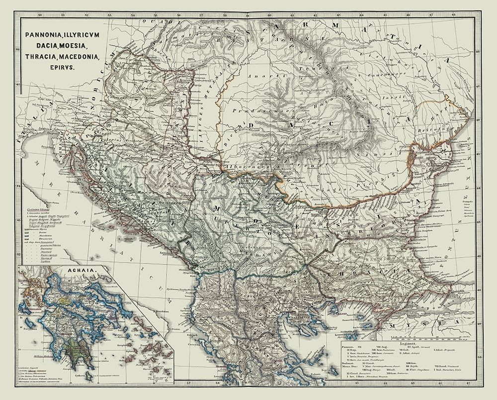 Dacia Moesia Thracia North Macedonia - Spruner
