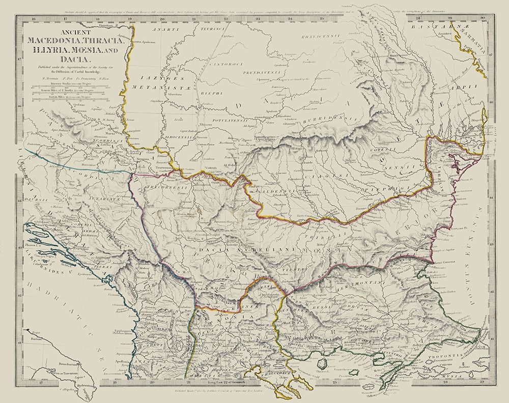 Ancient North Macedonia Thracia Illyria