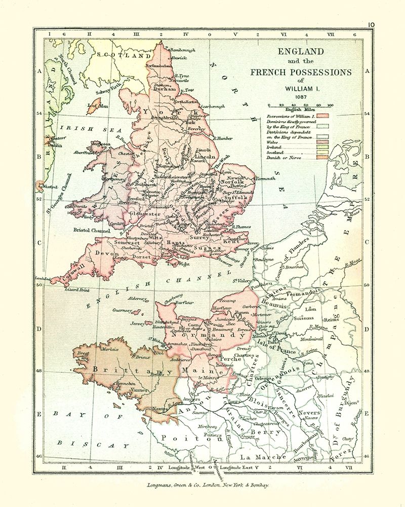 Europe England France 1087 - Gardiner 1902