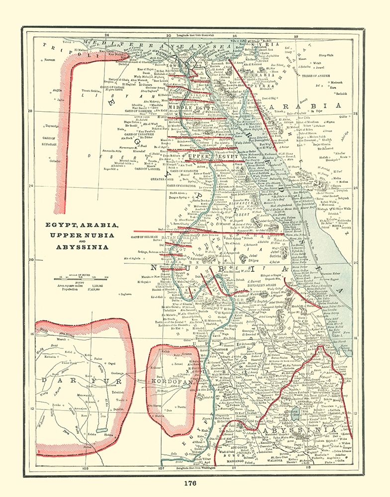 Middle East Egypt Arabia Nubia Abyssinia