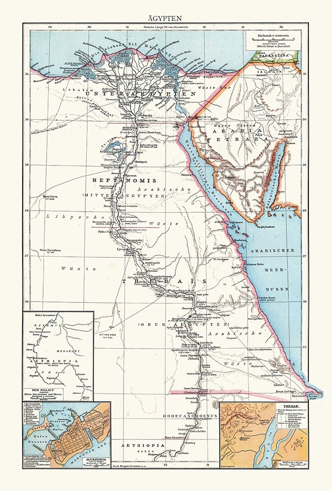 Africa Egypt - Droysen 1886