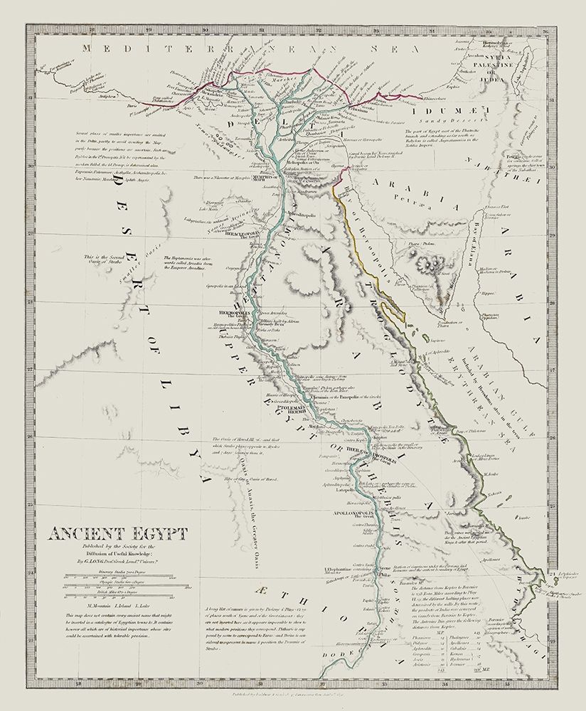 Africa Ancient Egypt -Long 1831