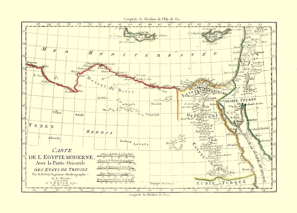 Egypt - Santini 1794