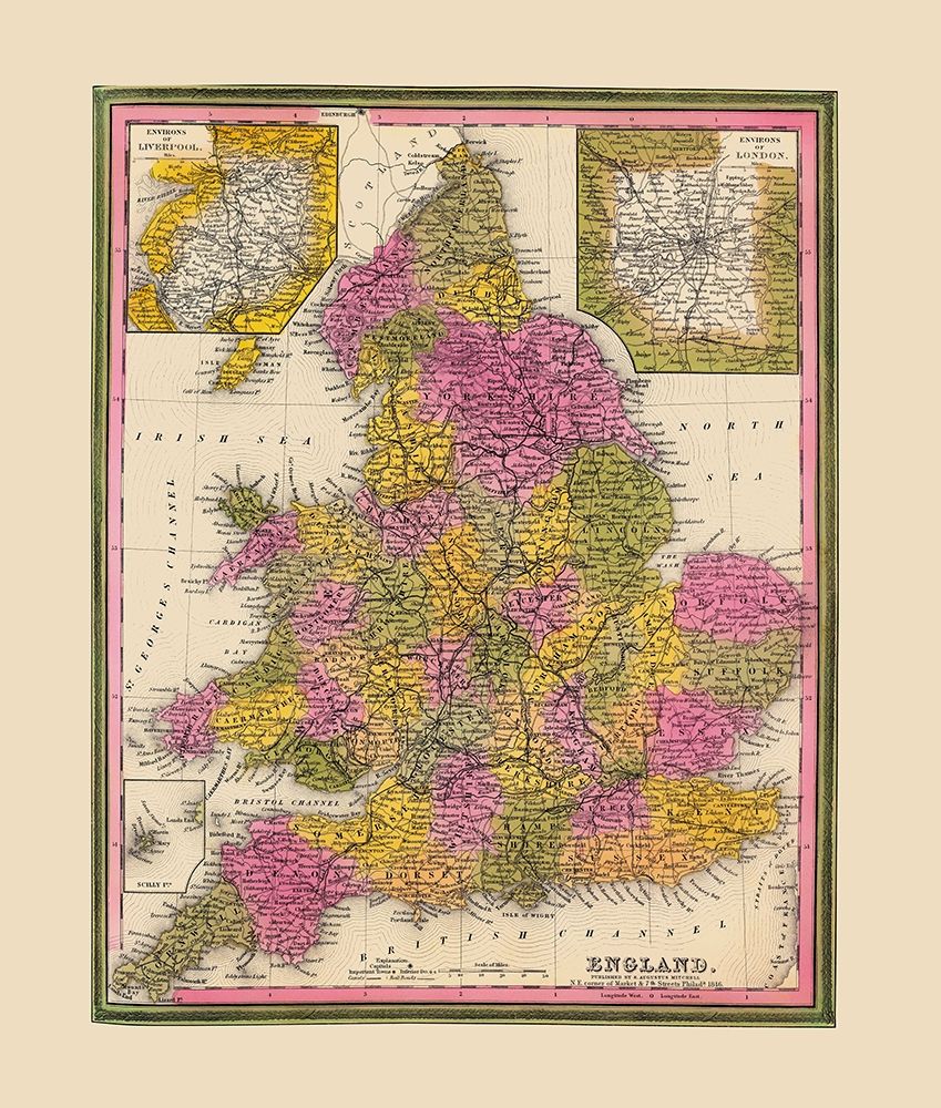 Great Britain England - Mitchell 1846