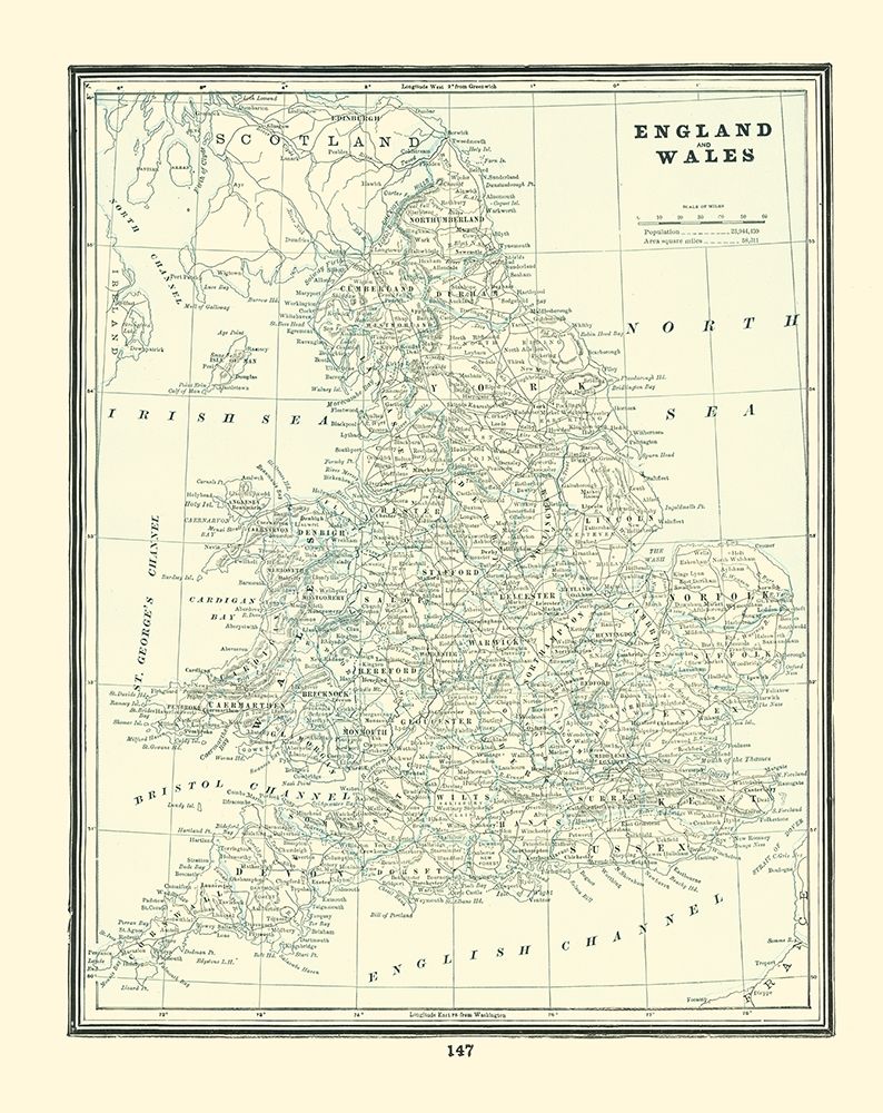 Great Britain England Wales - Rathbun 1893