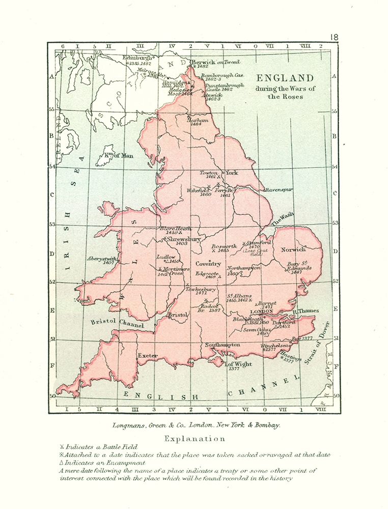 War of Roses England - Gardiner 1902