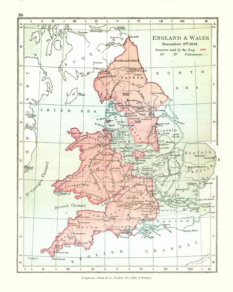 England Wales 1643 - Gardiner 1902