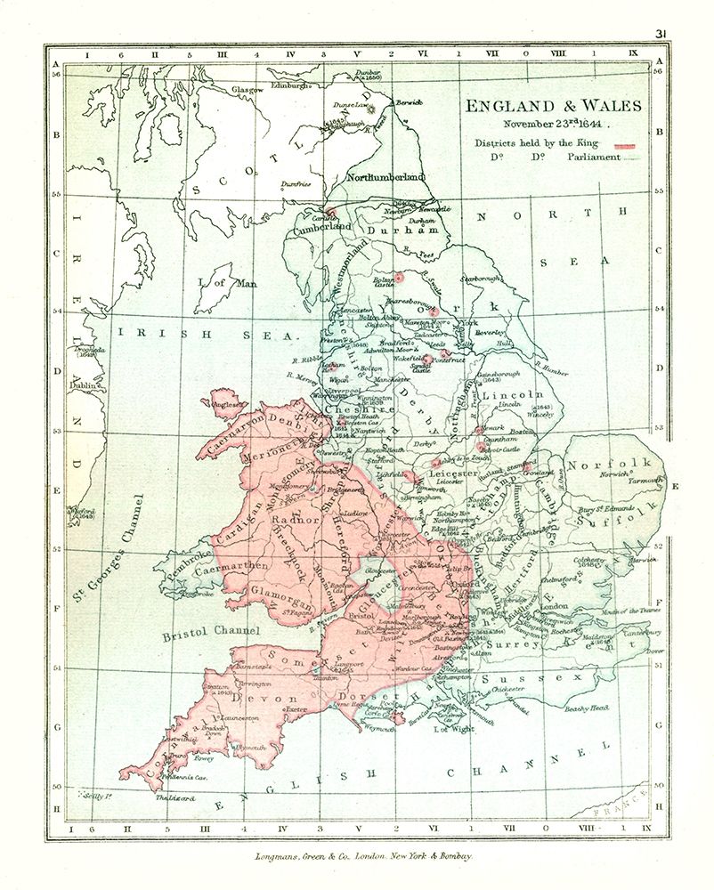 England Wales 1644 - Gardiner 1902