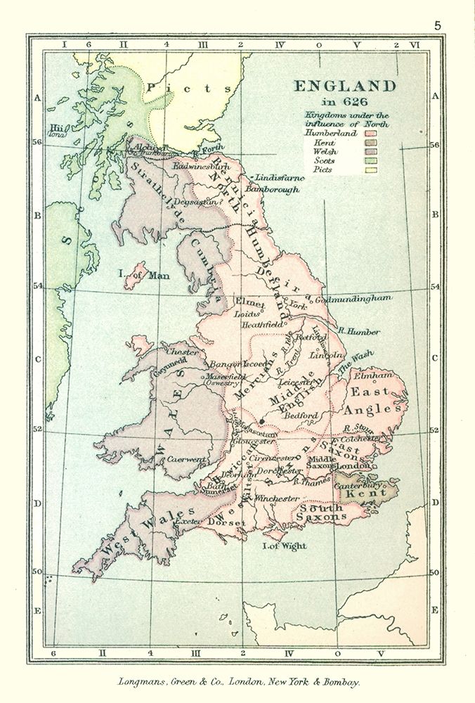 England in 626 - Gardiner 1902