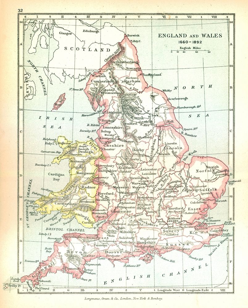 England Wales 1660 - Gardiner 1902