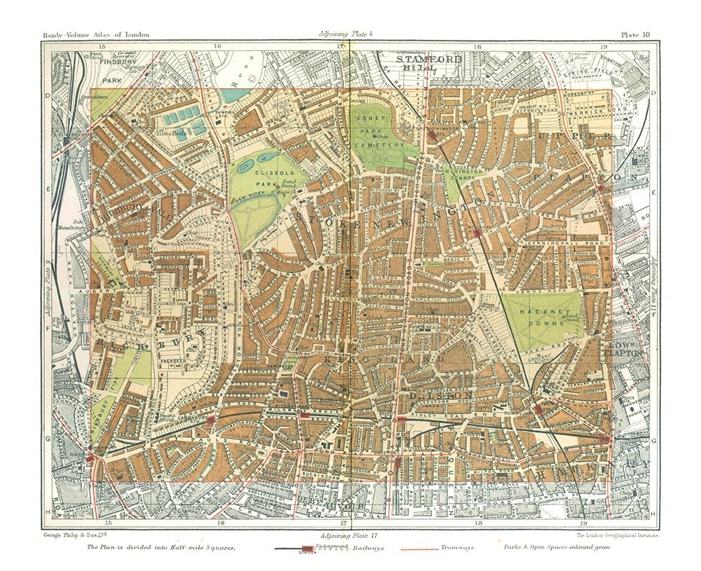 Hackney London England - Philip 1904