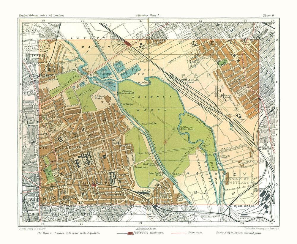 Hackney Marshes London England - Philip 1904