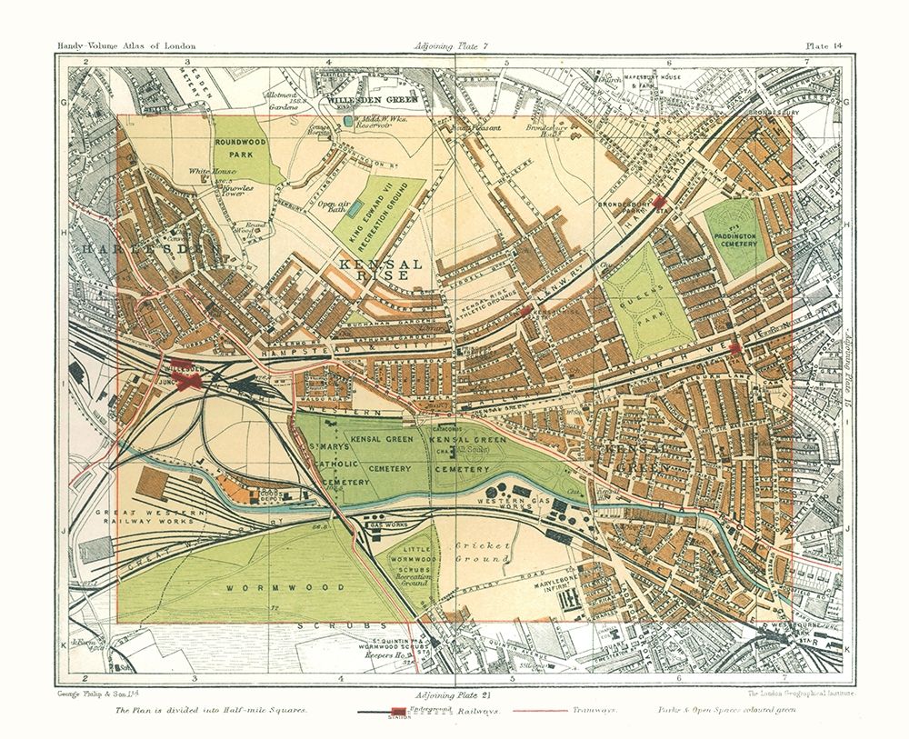 Kensal Green London England - Philip 1904