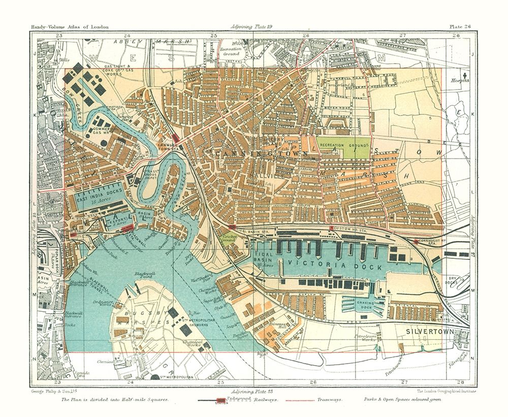 Victoria Dock London England - Philip 1904