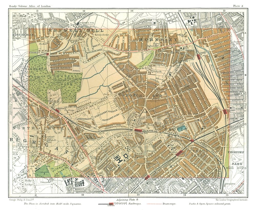 Highgate London England - Philip 1904