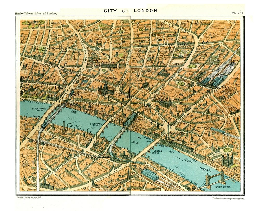 City of London England - Philip 1904