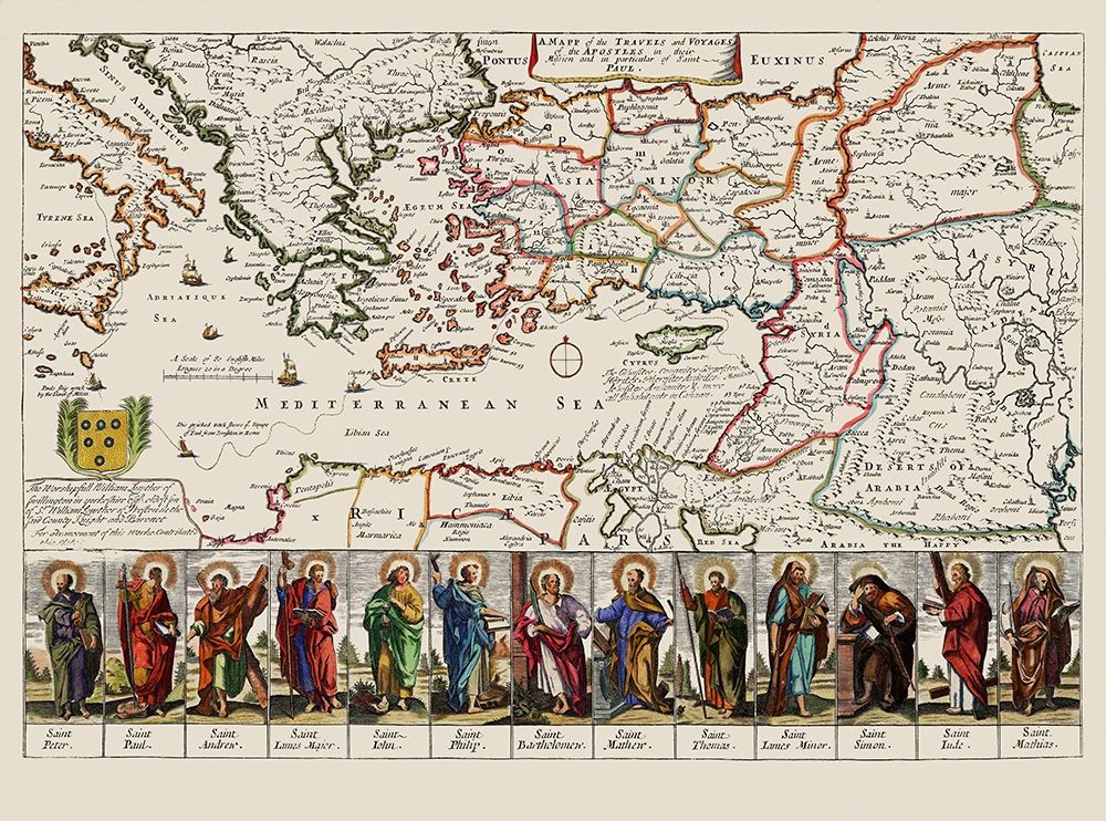 Mediterranean Apostles Travels Voyages Italy
