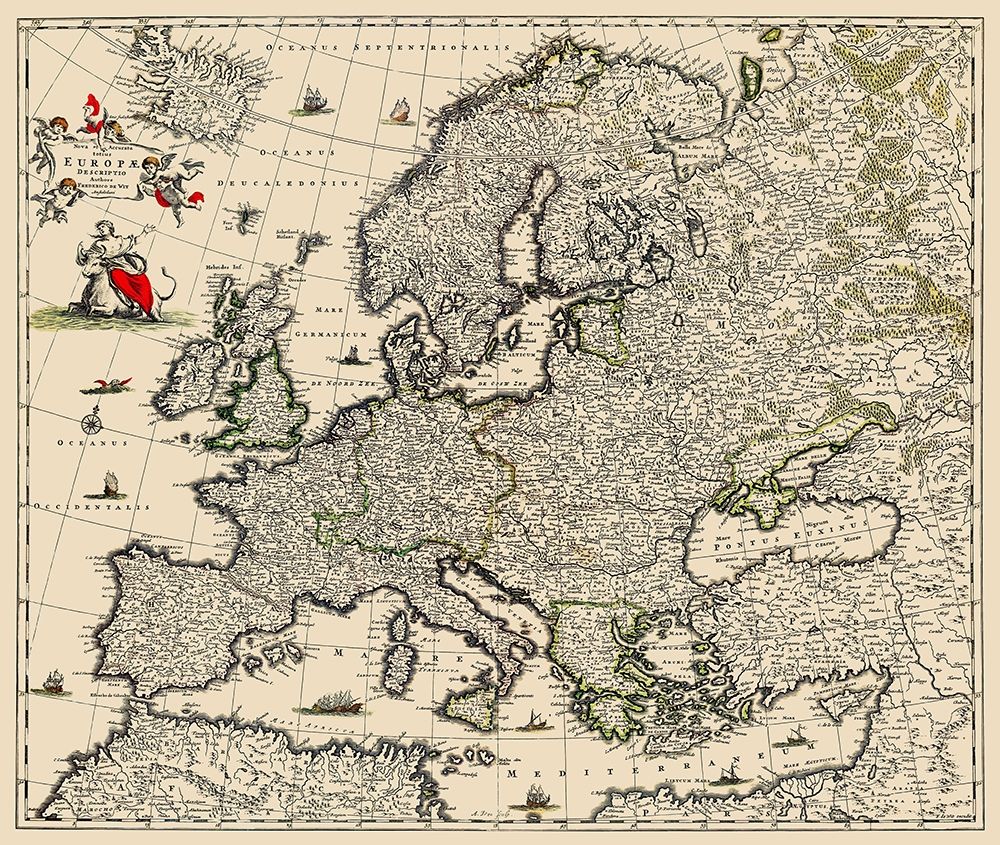 Europe - De Wit 1700
