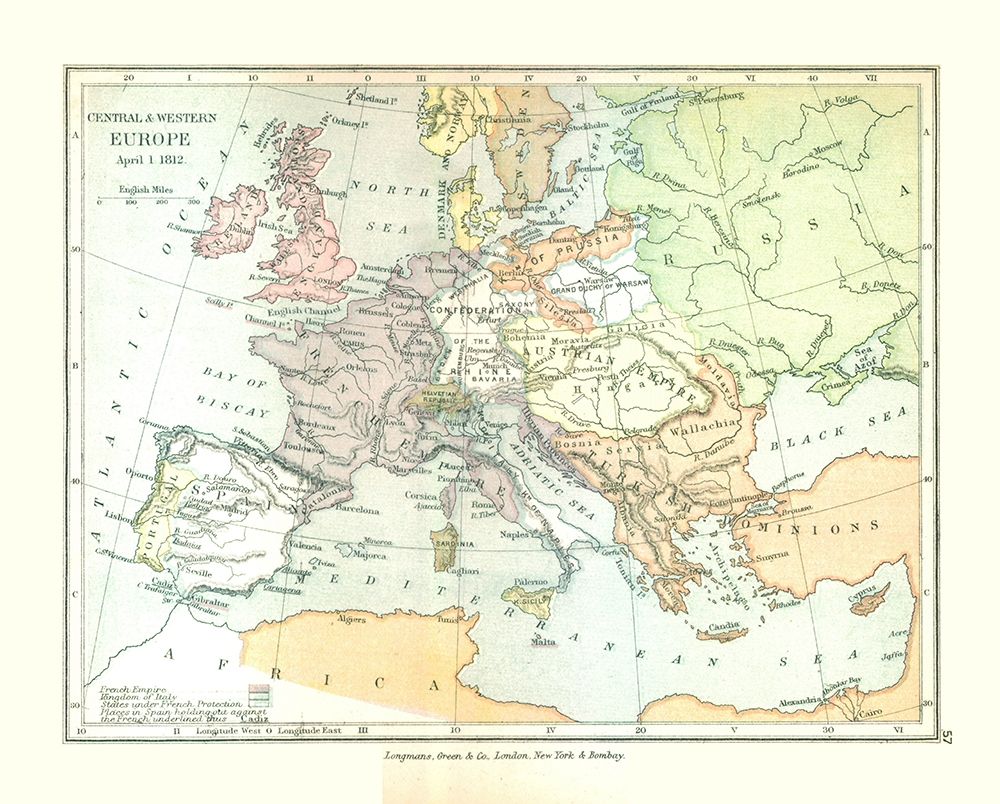 Europe 1812 - Gardiner 1902