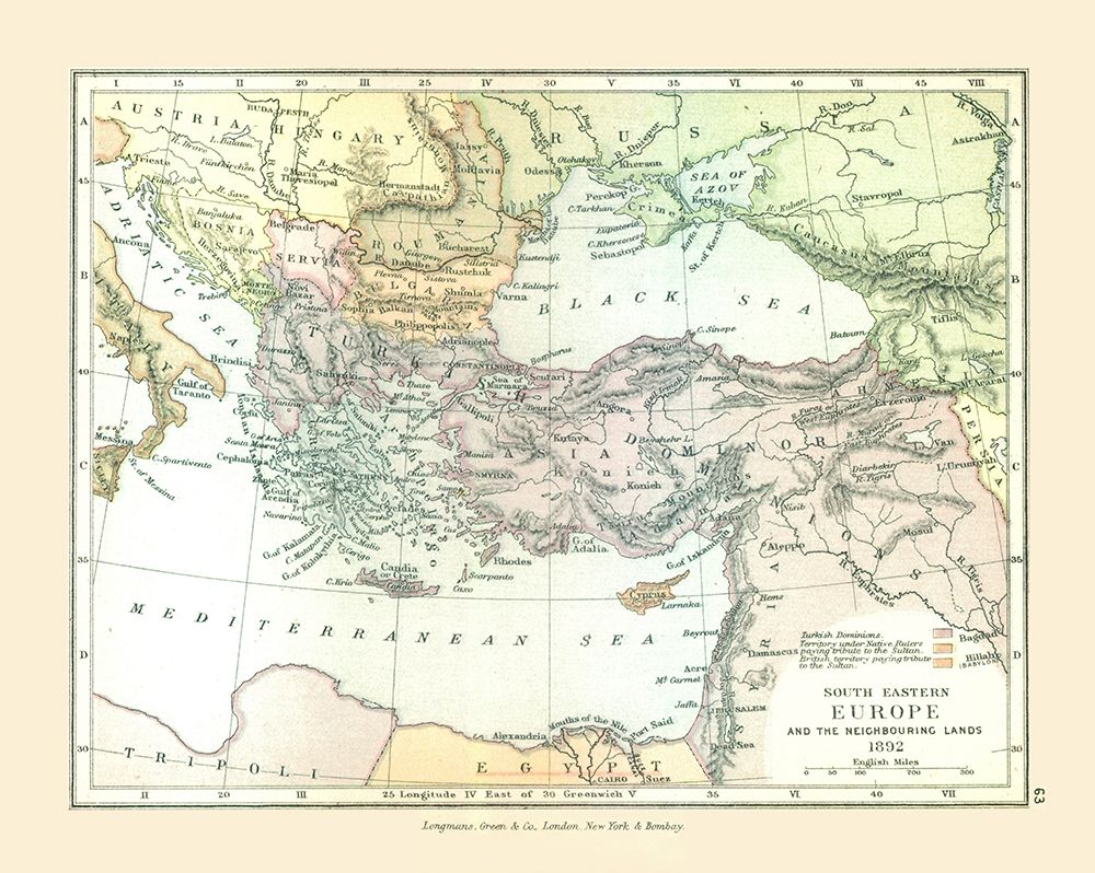 Europe 1892 - Gardiner 1902
