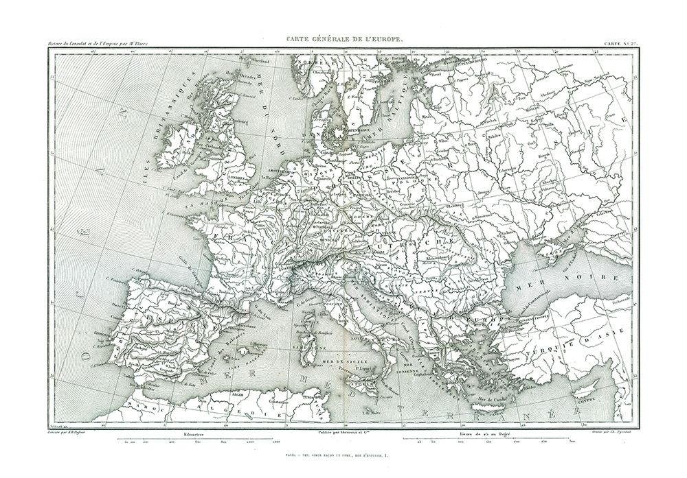 Europe - Thiers 1866
