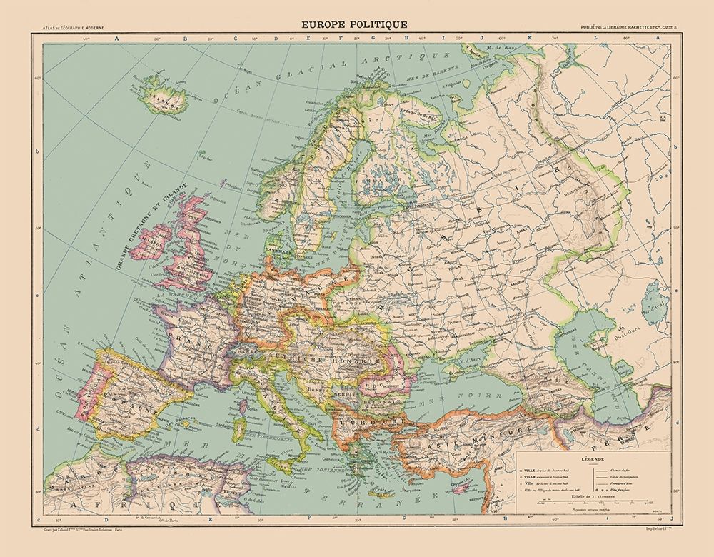 Political Europe - Schrader 1908