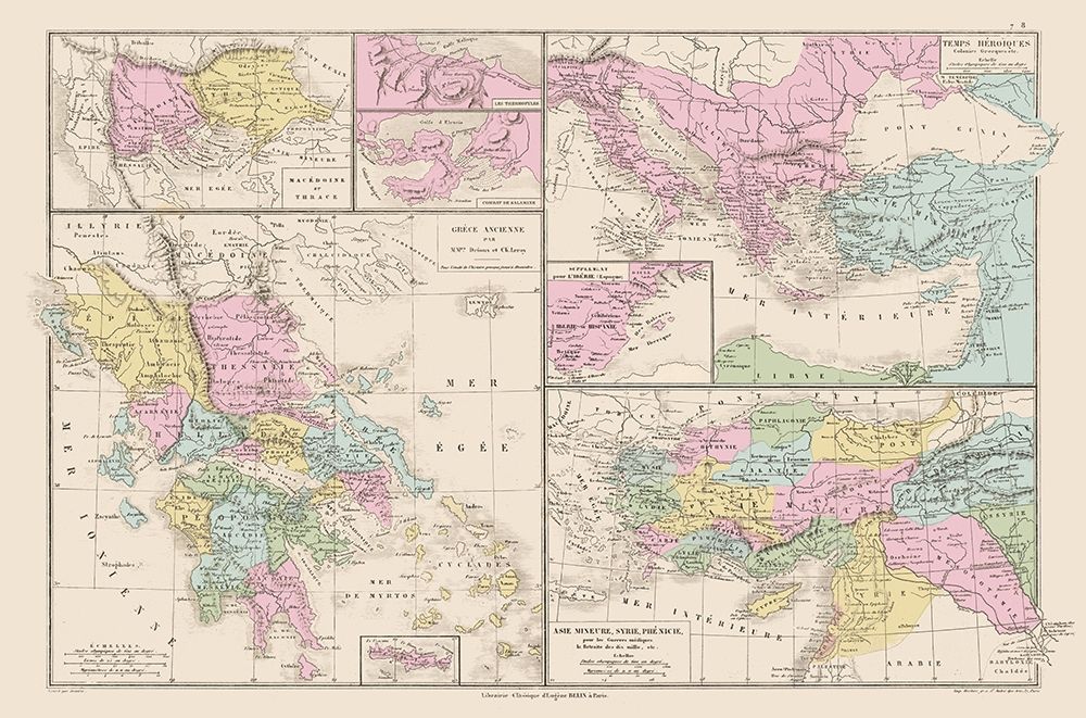 Eastern Europe Middle East - Drioux 1882