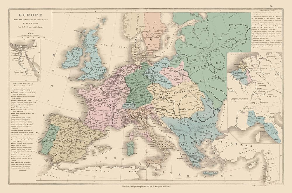 Europe Wars - Drioux 1882