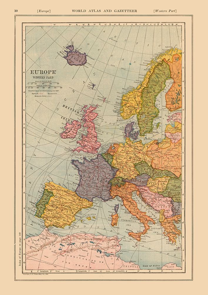 Western Europe - Reynold 1921