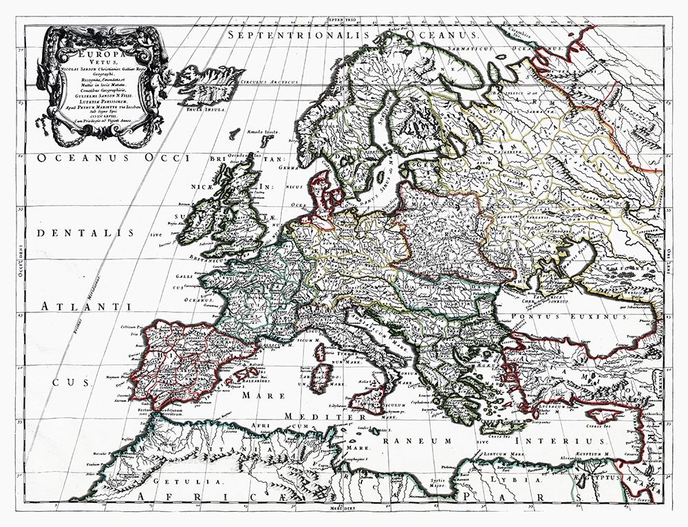 Europe - Sanson 1641