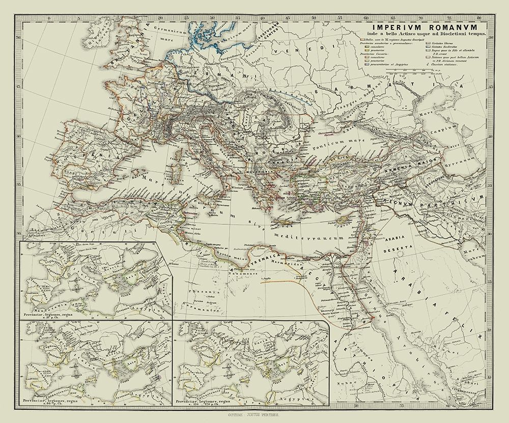 Roman Empire Diocletian Time - Spruner 1865