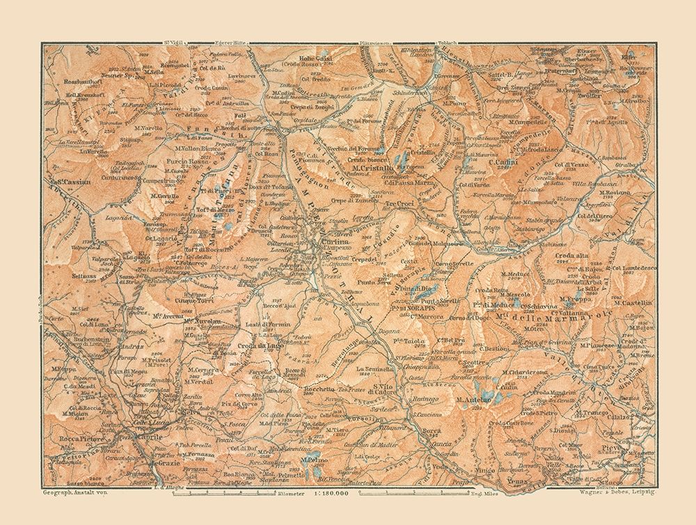 Europe Austria Italy - Baedeker 1910