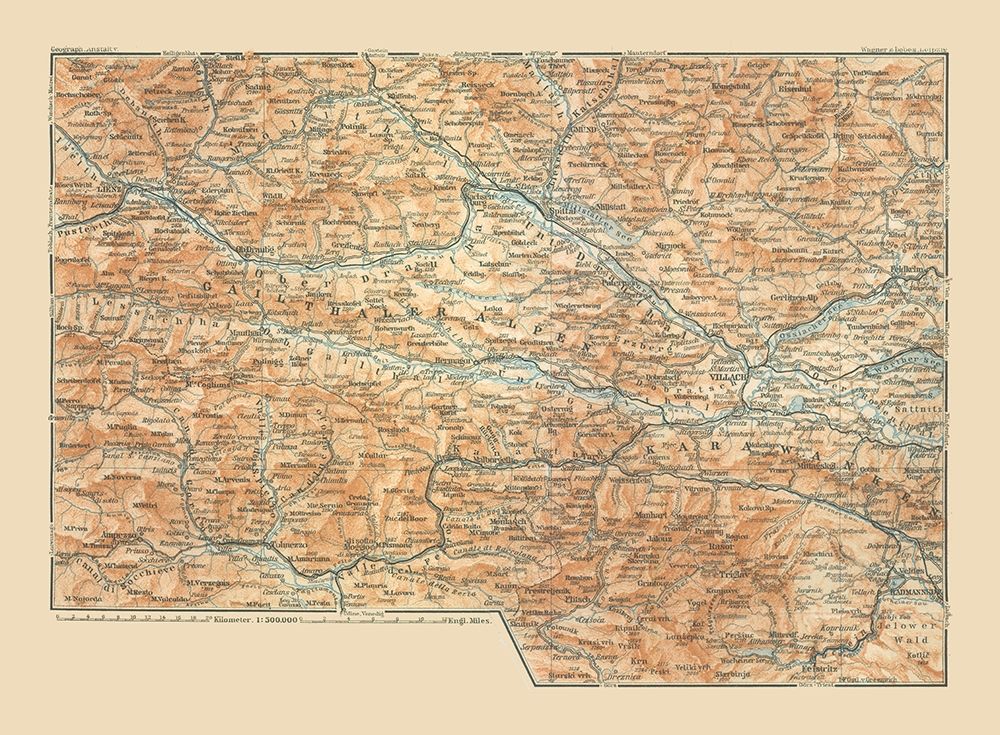 Europe Gailthaler Alpen Region Austria Italy