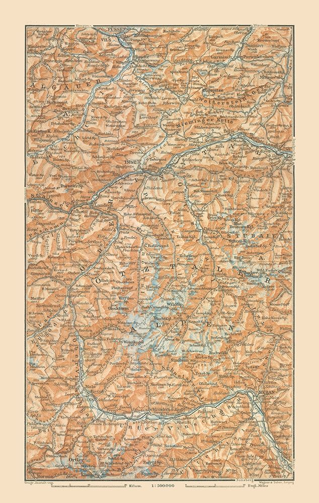 Europe Otztaler Alpen Germany Austria Italy