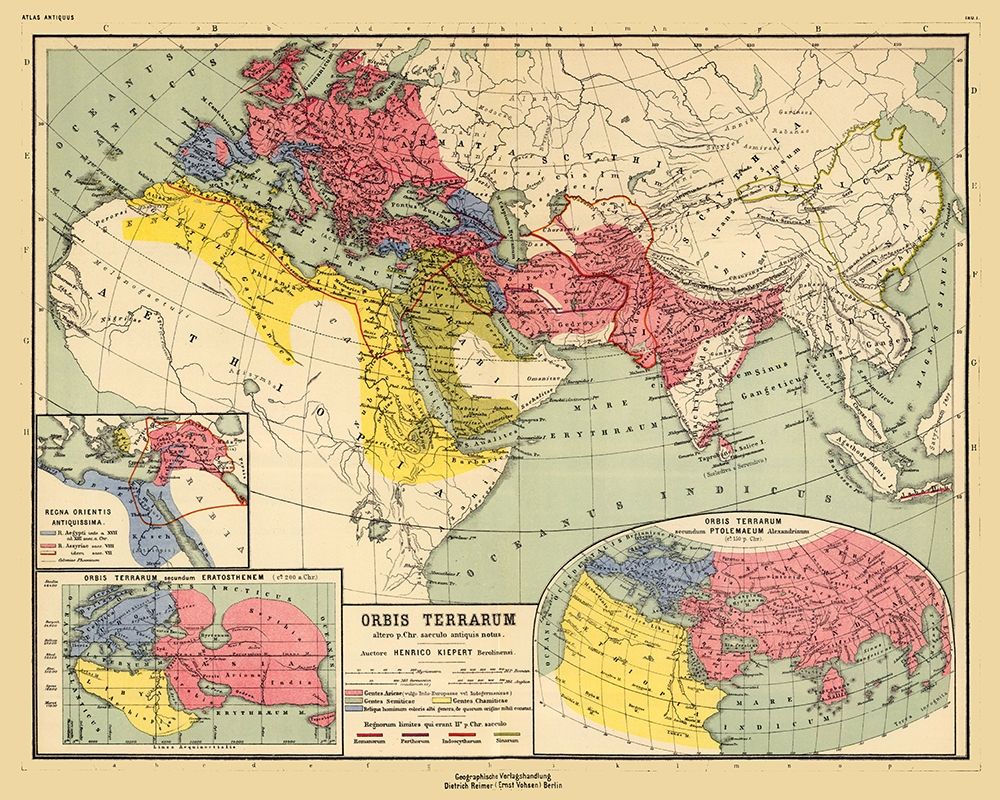 World of Europe - Kiepert 1903