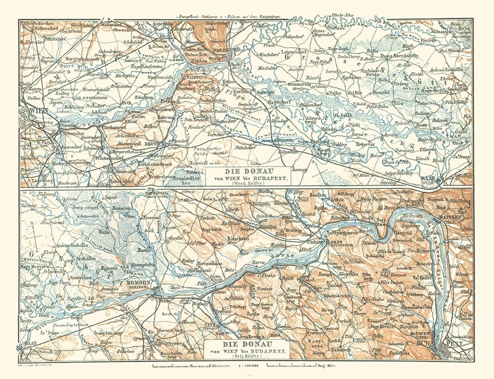 Europe Danube River Vienna to Budapest