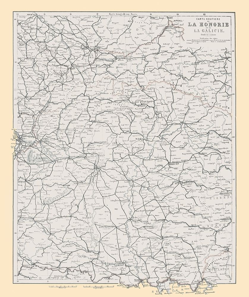 Europe Poland Hungary Ukraine - Baedeker 1896