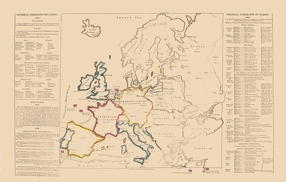 Europe - Le Sage 1801