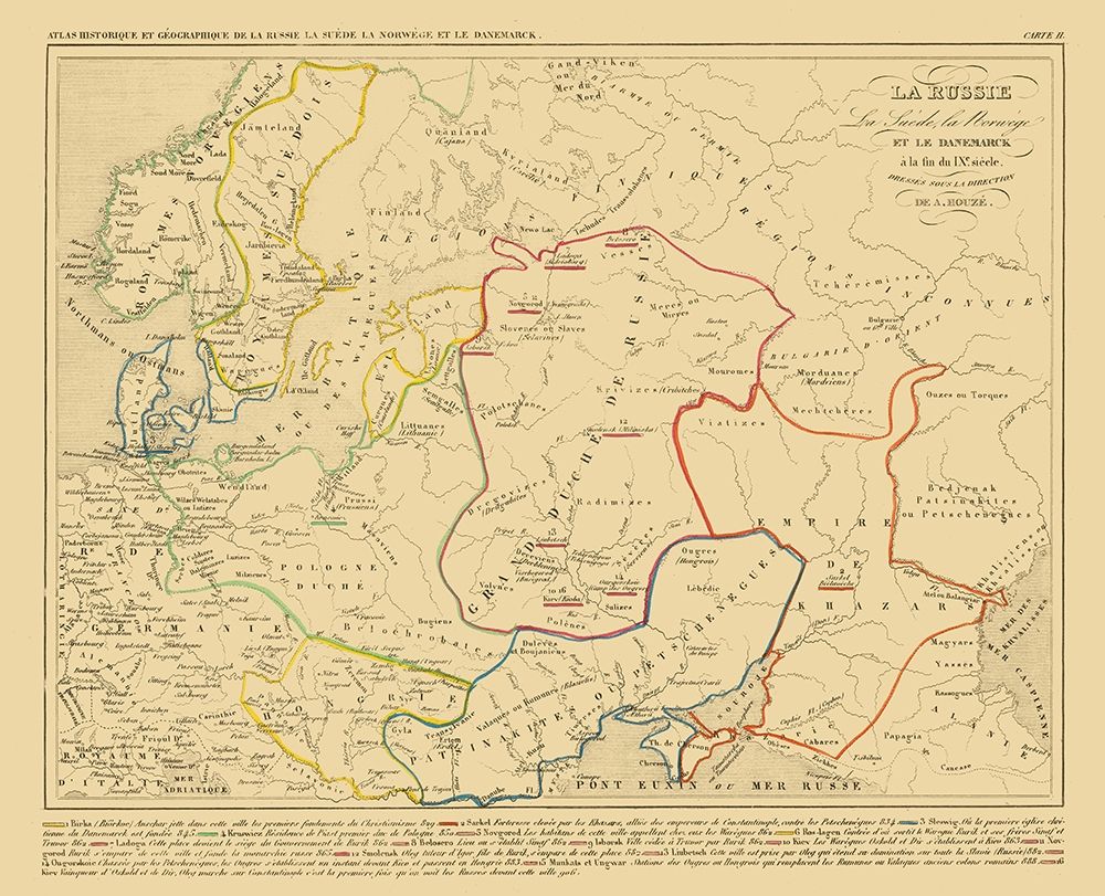 Europe Russia Scandinavia End of 9th Century