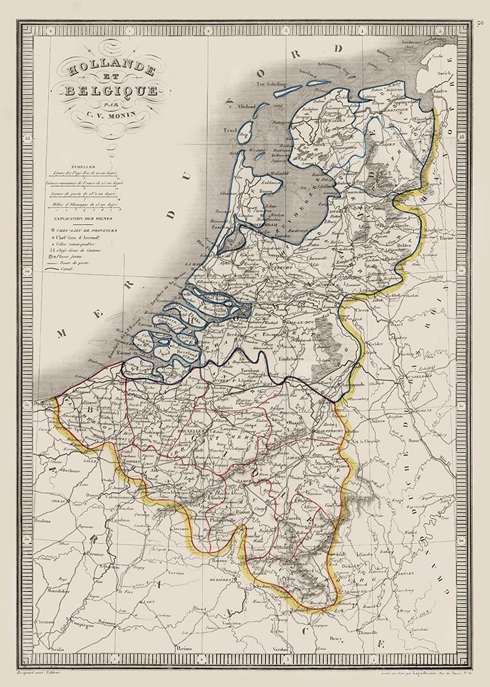 Holland Belgium - Monin 1839