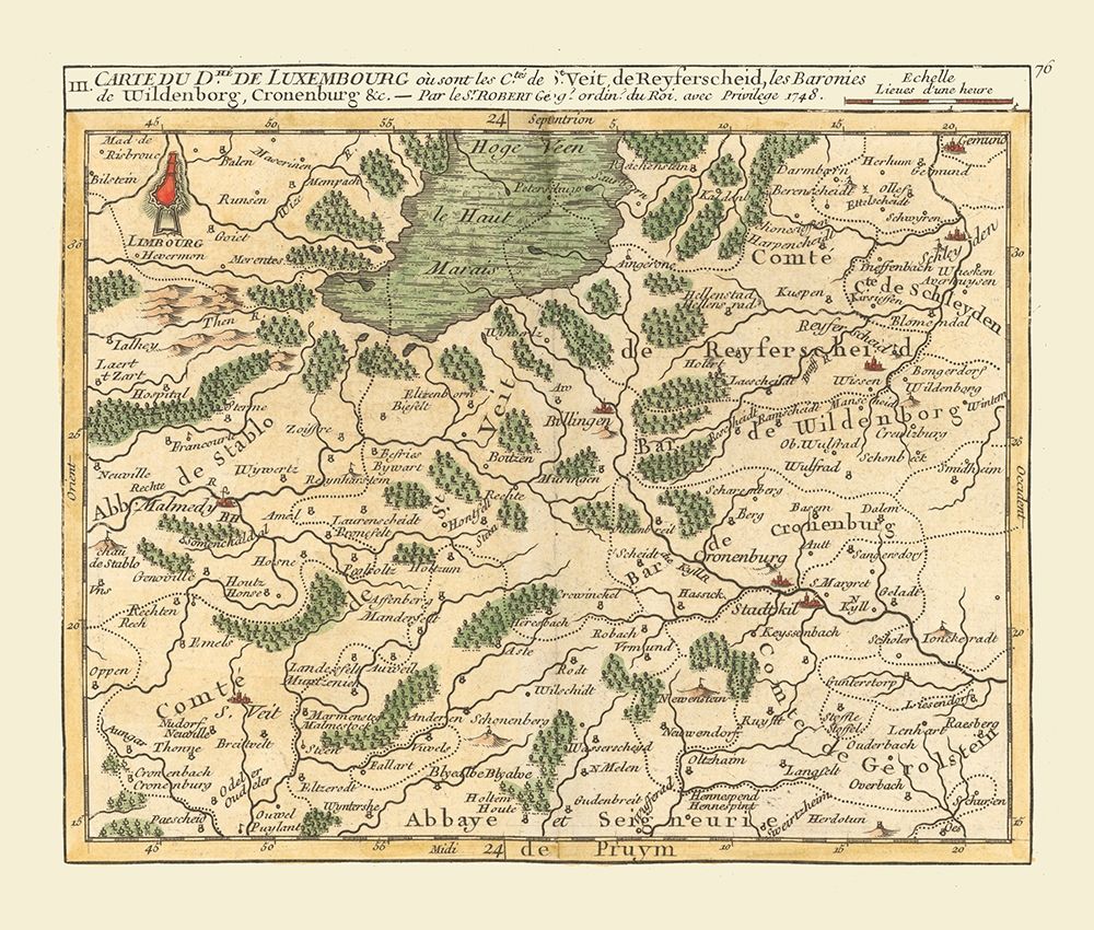 Wallonia Belgium Rhine Westphalia Germany - Robert 1748