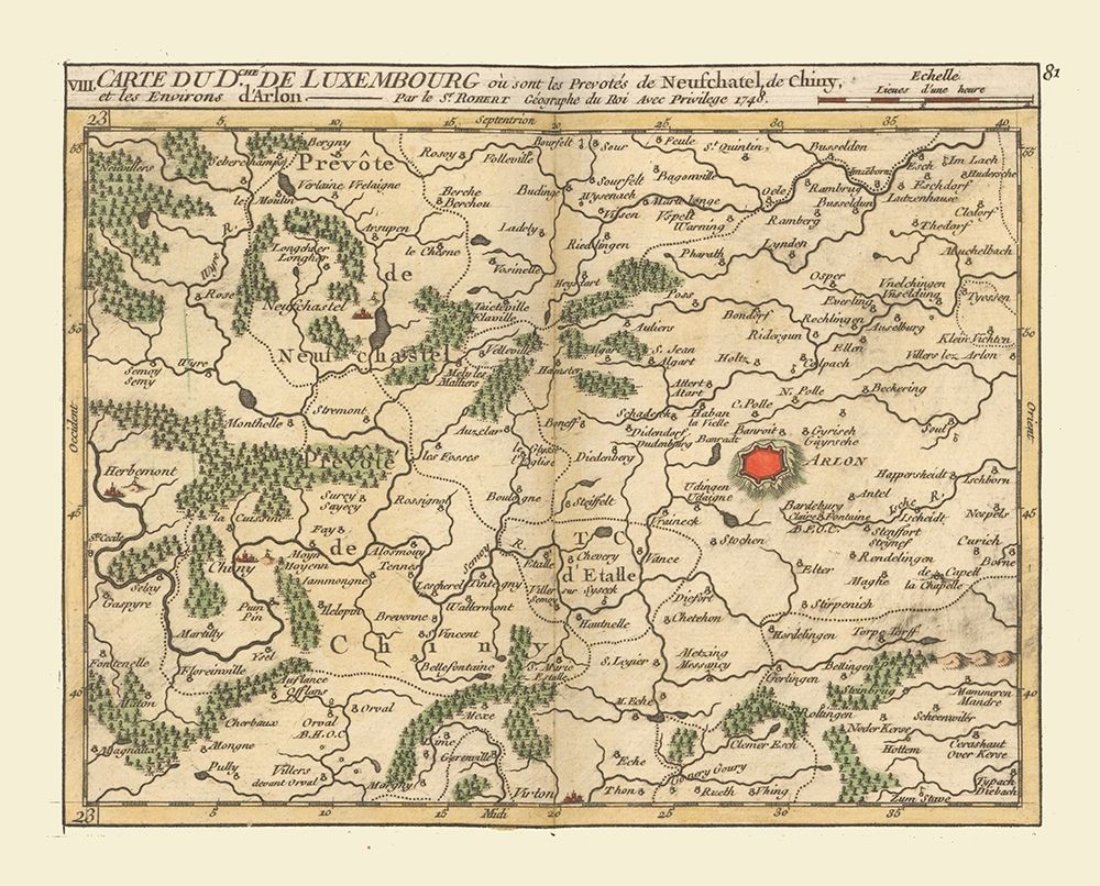 Luxemburg Belgium - Robert 1748