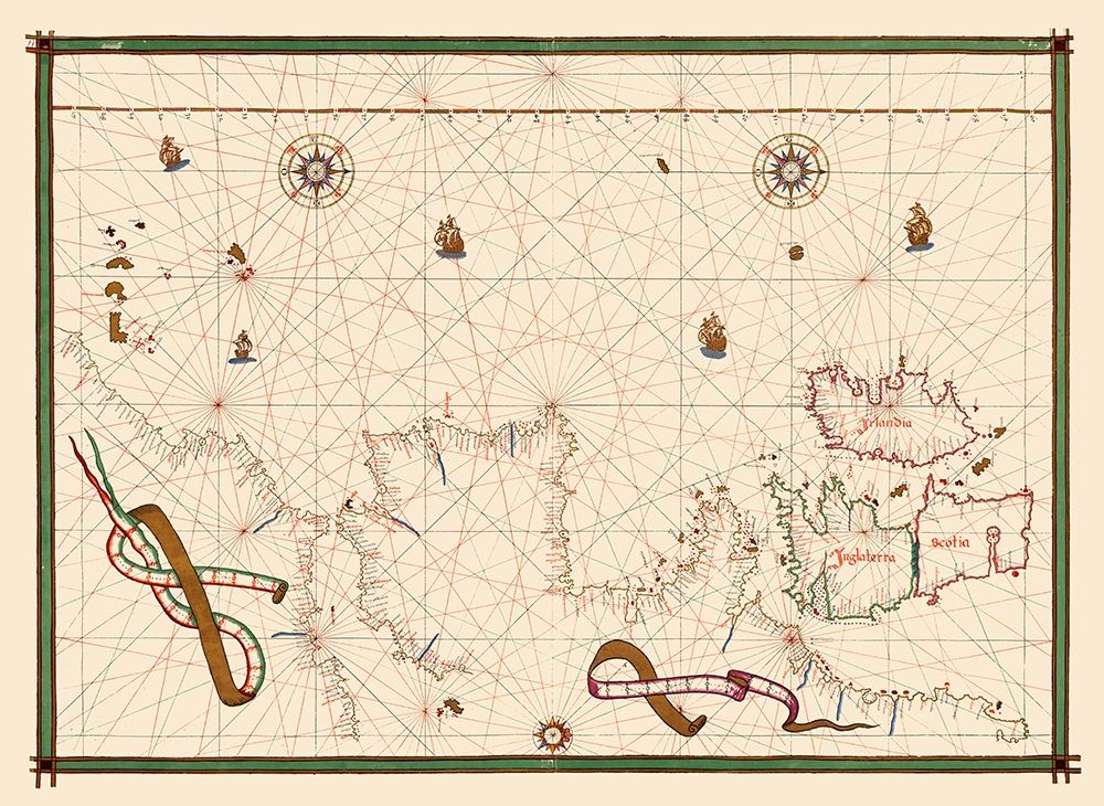 European Coastline - Martines 1587