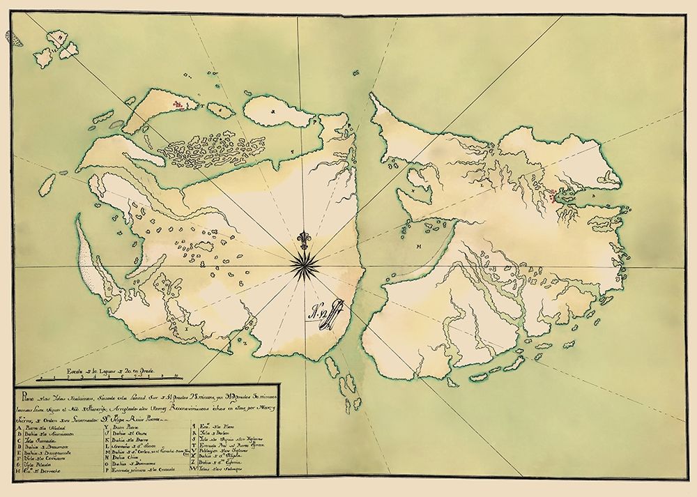 Falkland Islands South America - 1700